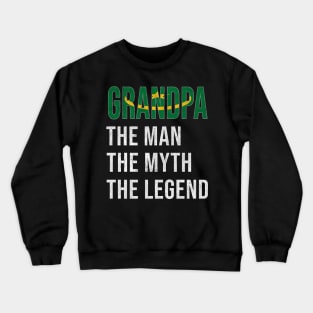 Grand Father Mauritanian Grandpa The Man The Myth The Legend - Gift for Mauritanian Dad With Roots From  Mauritania Crewneck Sweatshirt